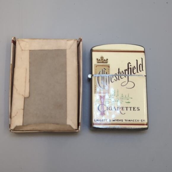 Continental ad lighter with box, Chesterfield King Cigarettes - Picture 2 of 6